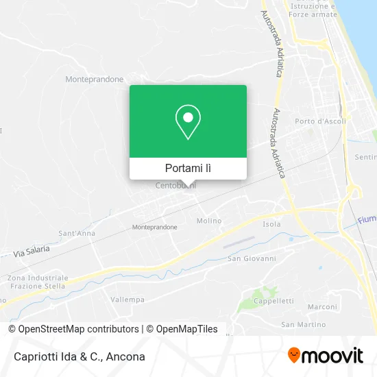 Mappa Capriotti Ida & C.