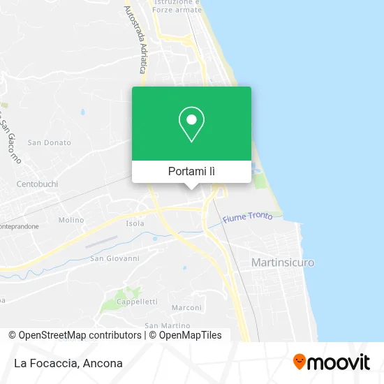 Mappa La Focaccia