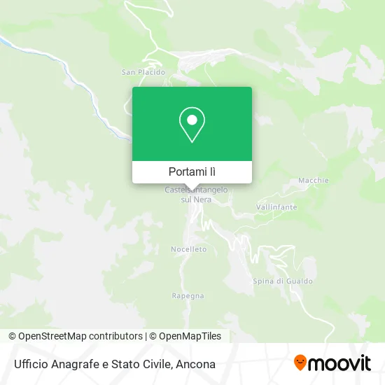 Mappa Ufficio Anagrafe e Stato Civile