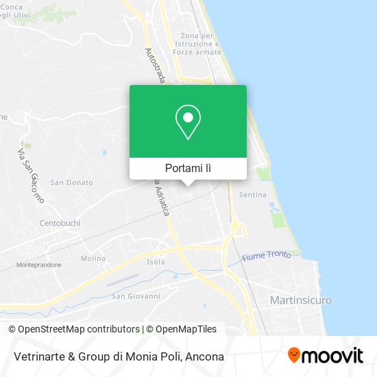 Mappa Vetrinarte & Group di Monia Poli