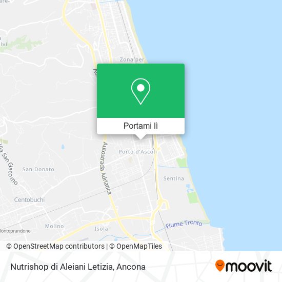 Mappa Nutrishop di Aleiani Letizia