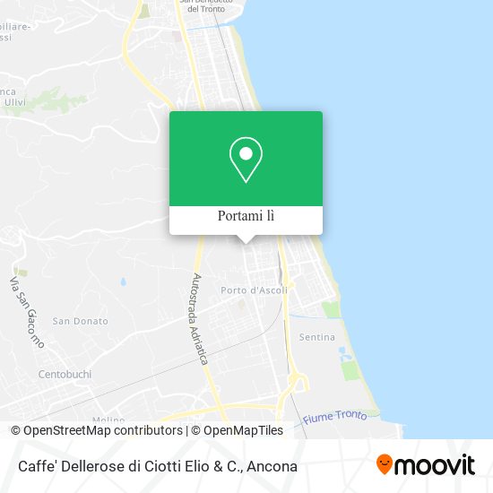 Mappa Caffe' Dellerose di Ciotti Elio & C.