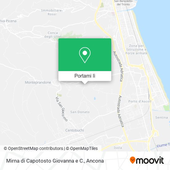 Mappa Mirna di Capotosto Giovanna e C.