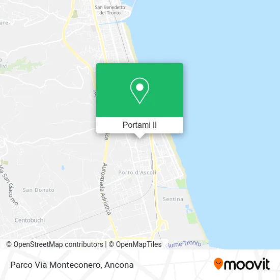 Mappa Parco Via Monteconero