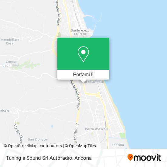 Mappa Tuning e Sound Srl Autoradio