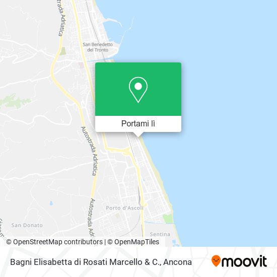 Mappa Bagni Elisabetta di Rosati Marcello & C.