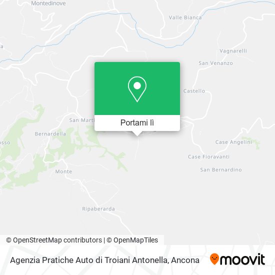 Mappa Agenzia Pratiche Auto di Troiani Antonella