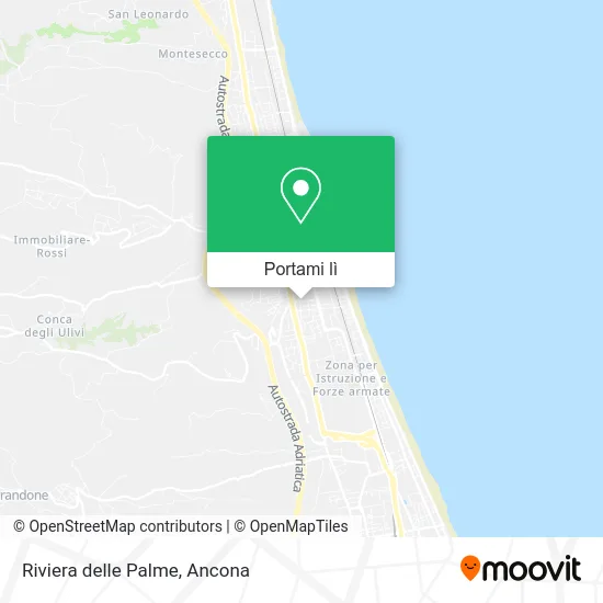 Mappa Riviera delle Palme