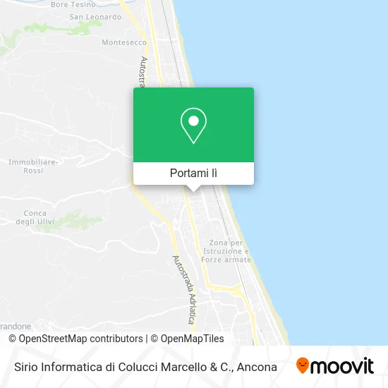 Mappa Sirio Informatica di Colucci Marcello & C.