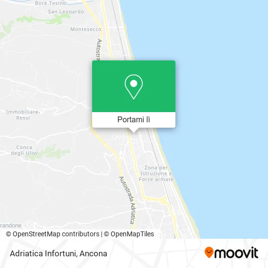 Mappa Adriatica Infortuni