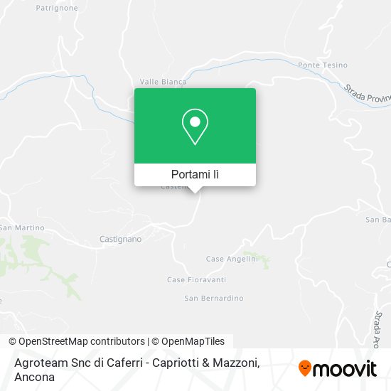 Mappa Agroteam Snc di Caferri - Capriotti & Mazzoni