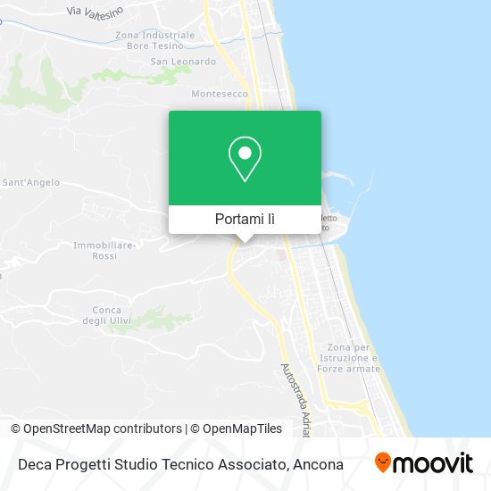 Mappa Deca Progetti Studio Tecnico Associato