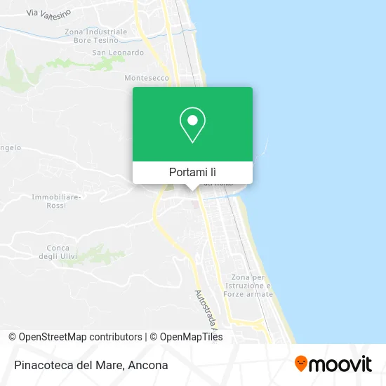 Mappa Pinacoteca del Mare