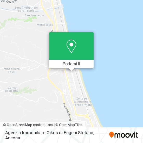 Mappa Agenzia Immobiliare Oikos di Eugeni Stefano