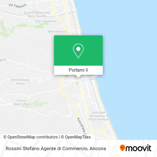 Mappa Rossini Stefano Agente di Commercio