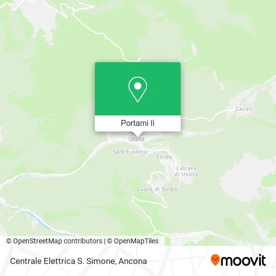 Mappa Centrale Elettrica S. Simone
