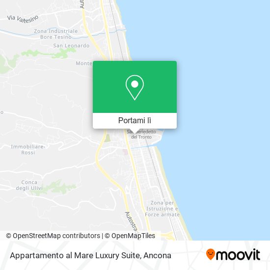 Mappa Appartamento al Mare Luxury Suite
