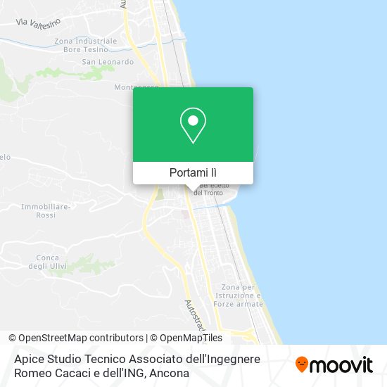 Mappa Apice Studio Tecnico Associato dell'Ingegnere Romeo Cacaci e dell'ING