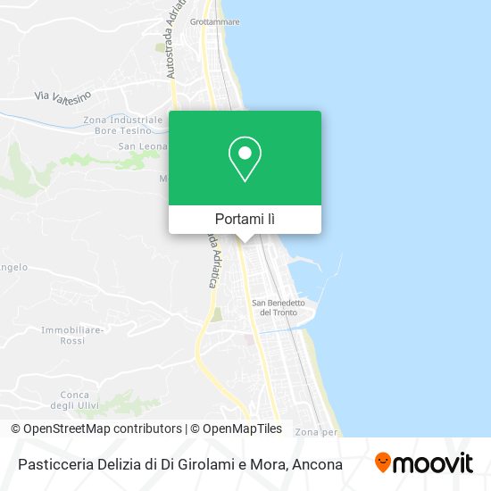 Mappa Pasticceria Delizia di Di Girolami e Mora