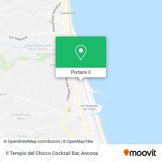 Mappa Il Tempio del Chicco Cocktail Bar
