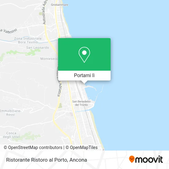 Mappa Ristorante Ristoro al Porto