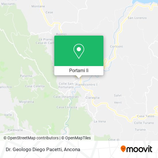 Mappa Dr. Geologo Diego Pacetti