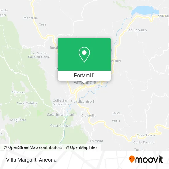 Mappa Villa Margalit