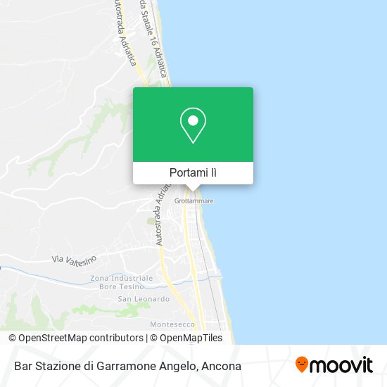 Mappa Bar Stazione di Garramone Angelo