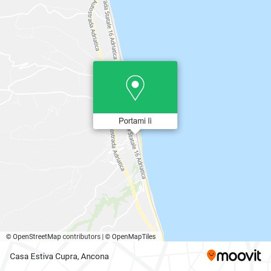 Mappa Casa Estiva Cupra