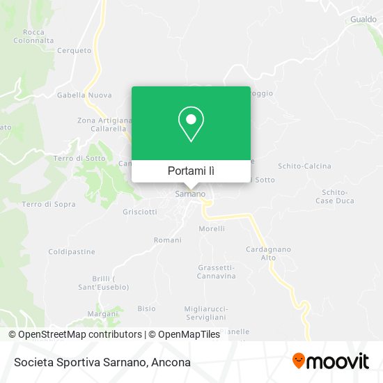 Mappa Societa Sportiva Sarnano