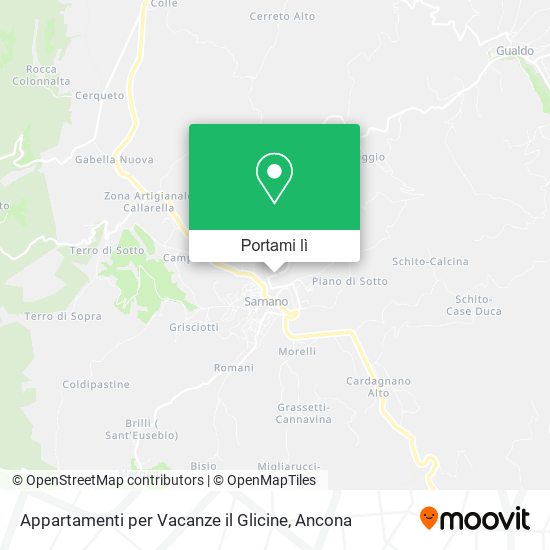 Mappa Appartamenti per Vacanze il Glicine