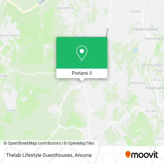 Mappa Thelab Lifestyle Guesthouses