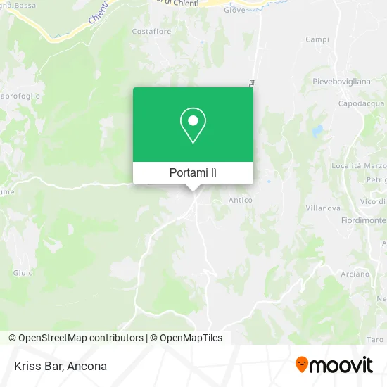 Mappa Kriss Bar