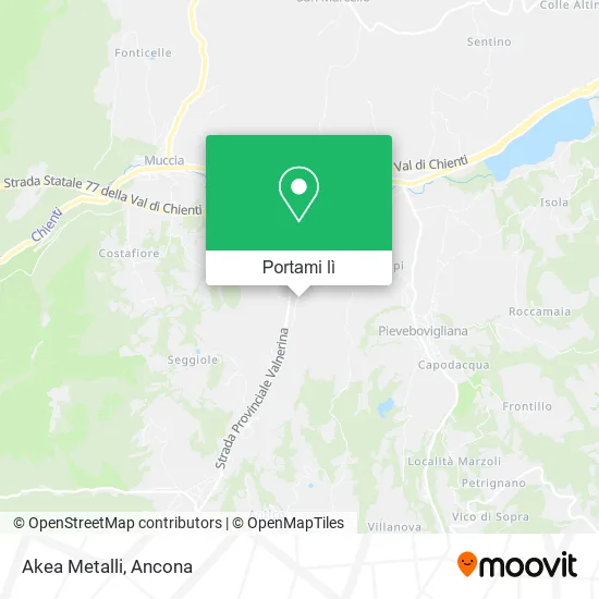 Mappa Akea Metalli