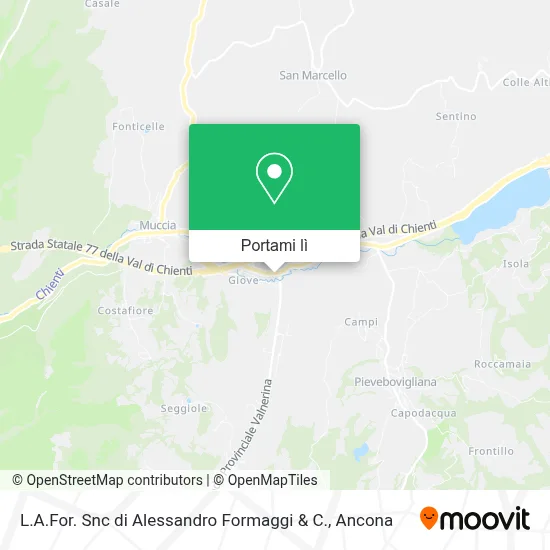 Mappa L.A.For. Snc di Alessandro Formaggi & C.