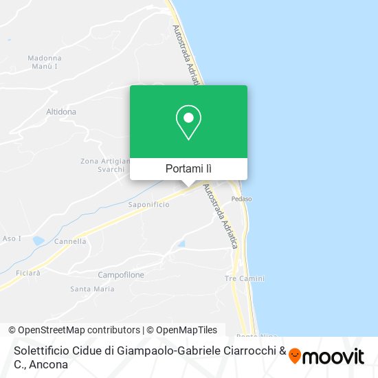 Mappa Solettificio Cidue di Giampaolo-Gabriele Ciarrocchi & C.