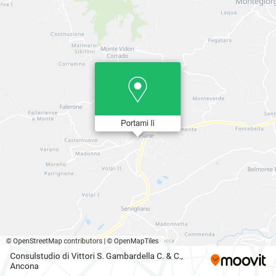 Mappa Consulstudio di Vittori S. Gambardella C. & C.