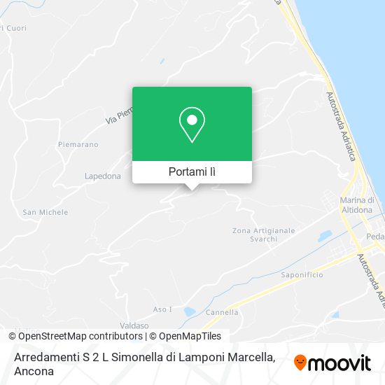 Mappa Arredamenti S 2 L Simonella di Lamponi Marcella