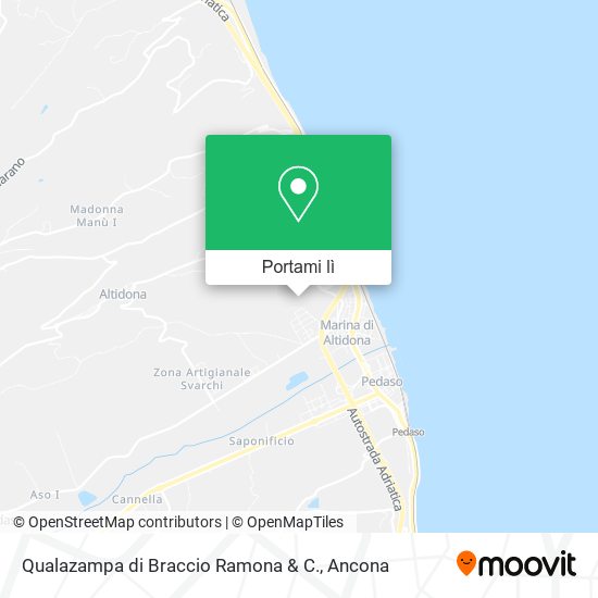 Mappa Qualazampa di Braccio Ramona & C.