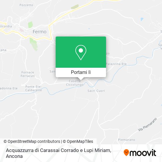 Mappa Acquazzurra di Carassai Corrado e Lupi Miriam