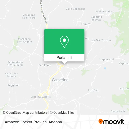 Mappa Amazon Locker-Provina