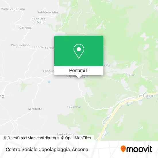 Mappa Centro Sociale Capolapiaggia