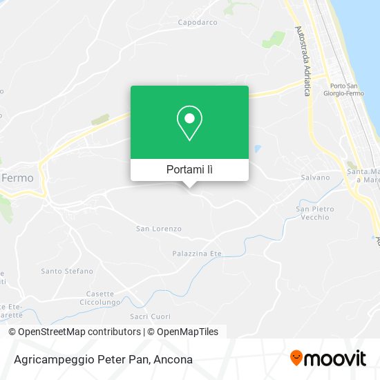 Mappa Agricampeggio Peter Pan