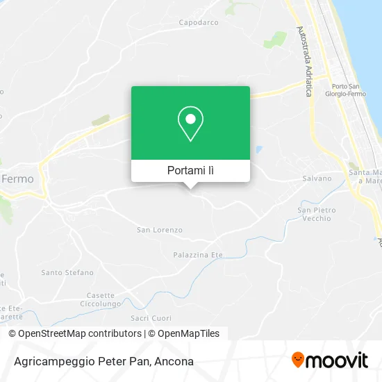 Mappa Agricampeggio Peter Pan