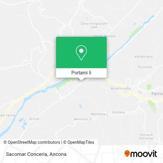 Mappa Sacomar Conceria