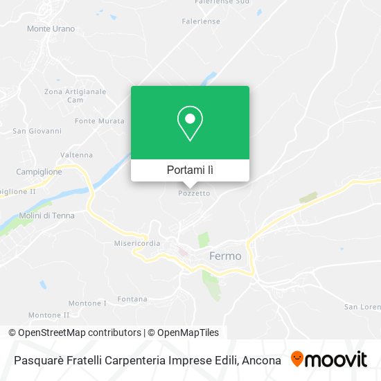 Mappa Pasquarè Fratelli Carpenteria Imprese Edili