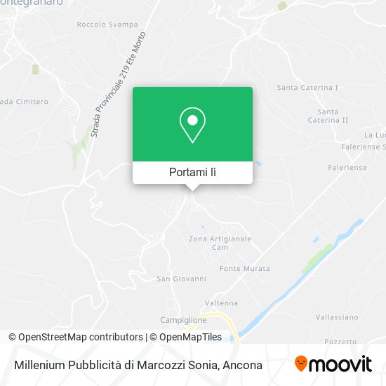 Mappa Millenium Pubblicità di Marcozzi Sonia