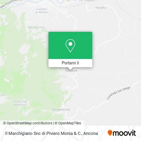 Mappa Il Marchigiano Snc di Piviero Monia & C.