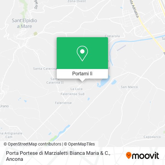 Mappa Porta Portese di Marzialetti Bianca Maria & C.