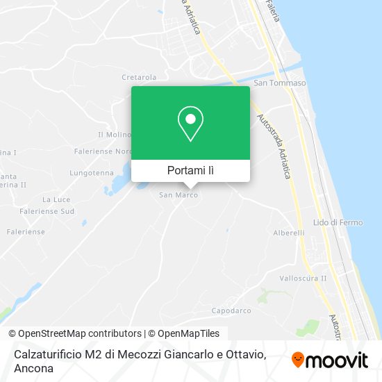 Mappa Calzaturificio M2 di Mecozzi Giancarlo e Ottavio